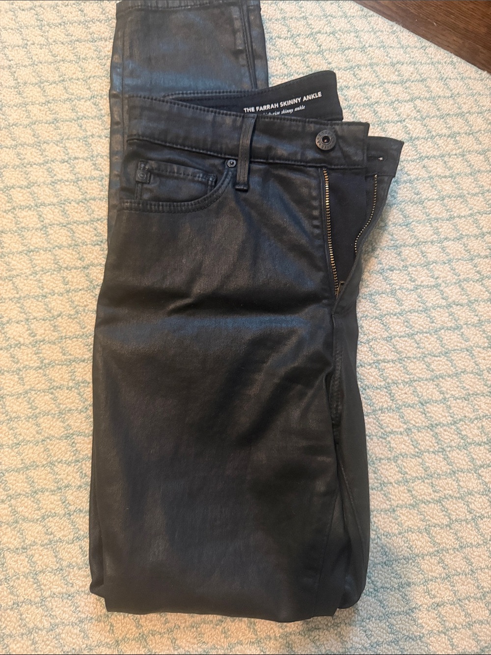 AG Adriano Goldschmied Farrah Skinny Ankle Jeans - Black